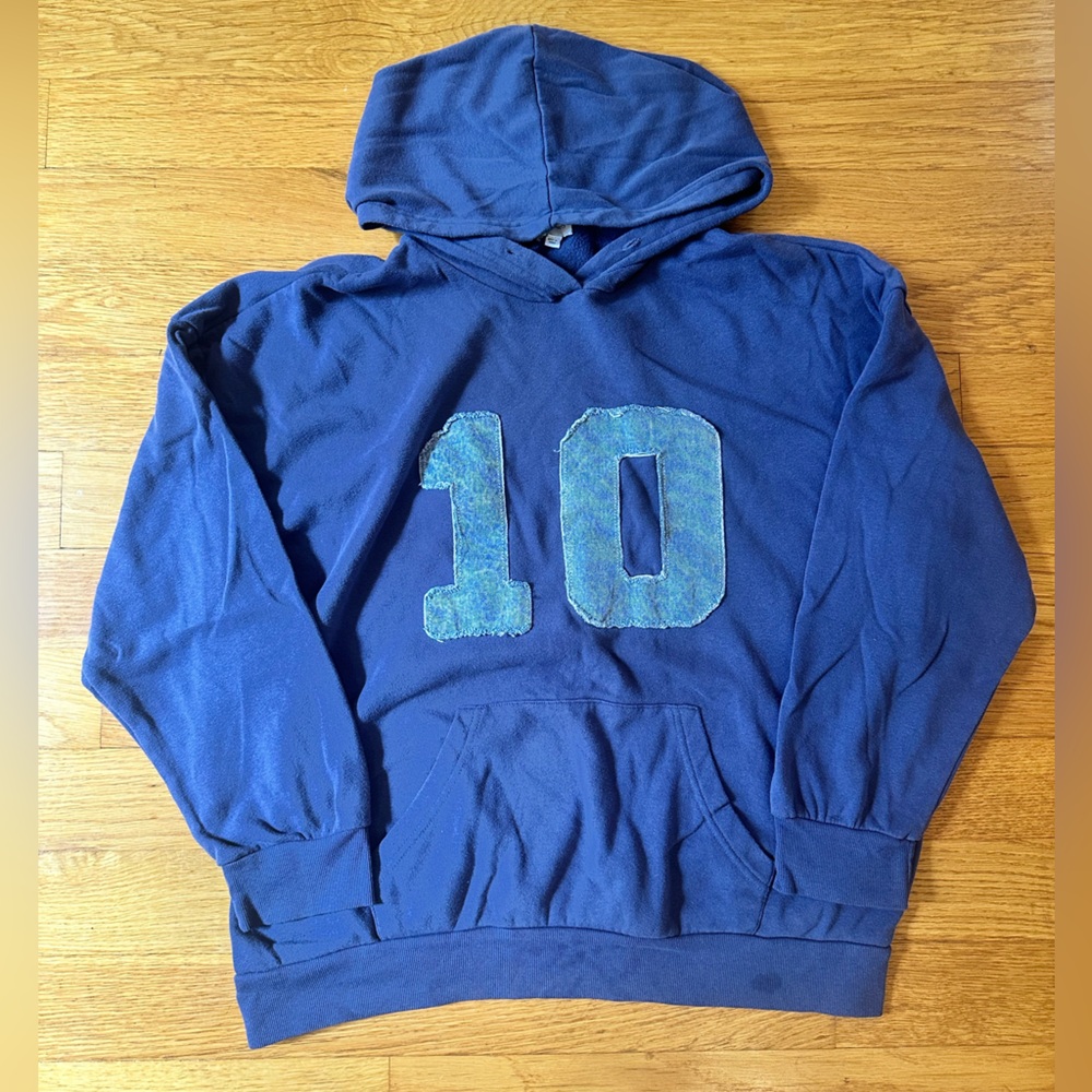 Blue Hoodie with Number 10